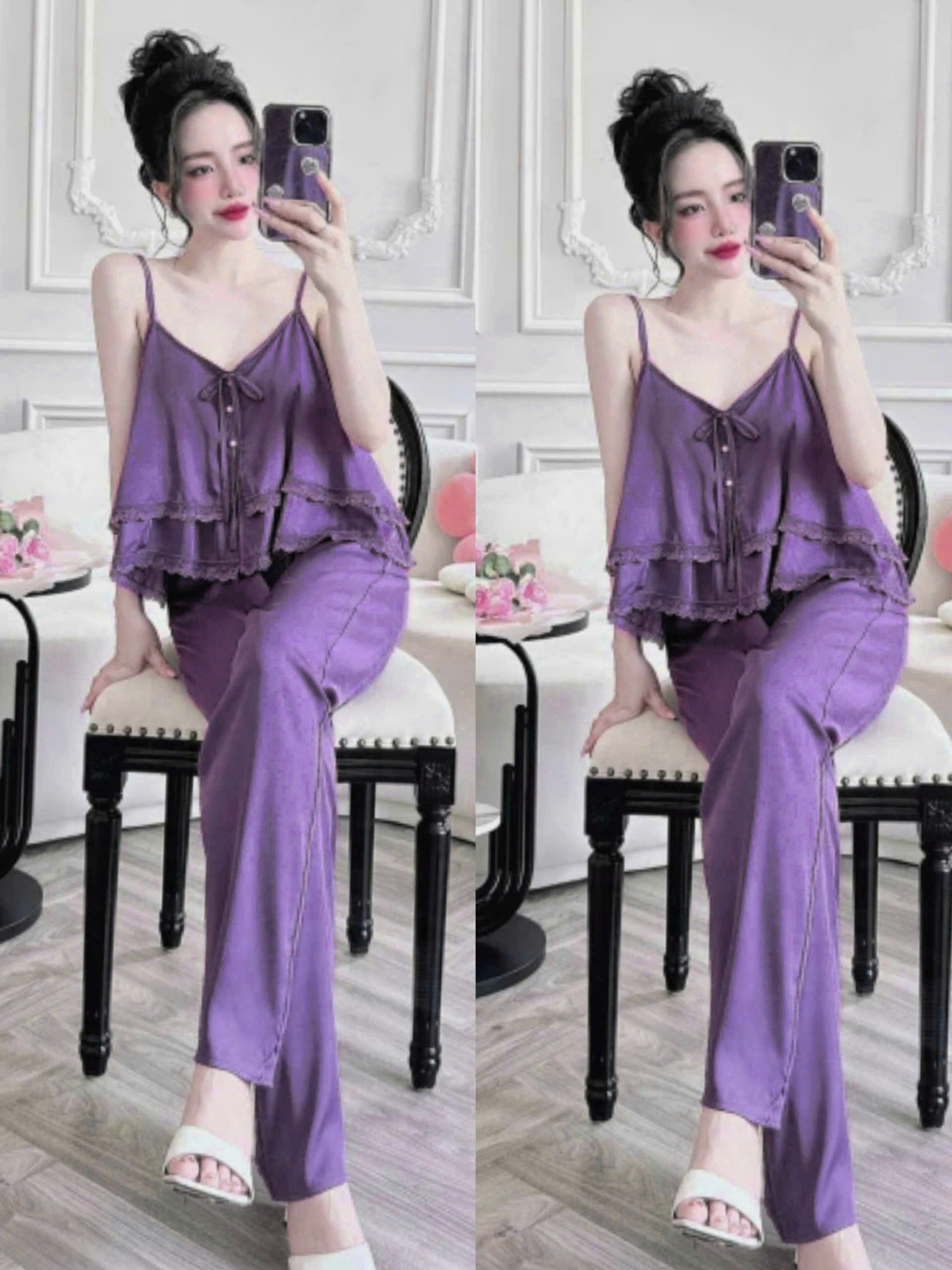 set đồ bộ nữ quần dài