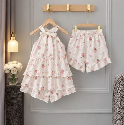 đồ bộ nữ 2 dây dễ thương