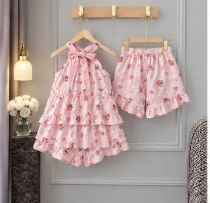 đồ bộ nữ 2 dây dễ thương
