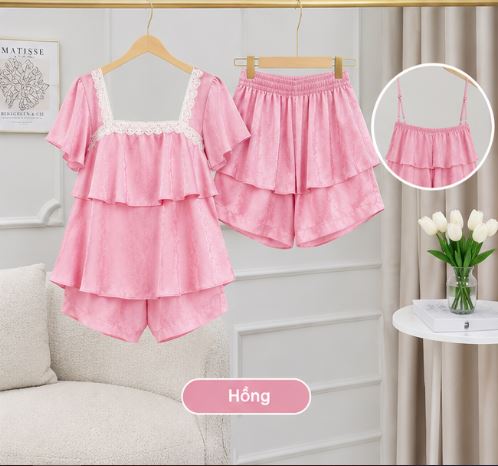 đồ bộ nữ sexy 2 dây dễ mặc