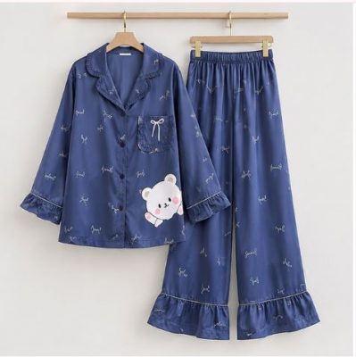 đồ bộ pijama nữ lụa cao cấp