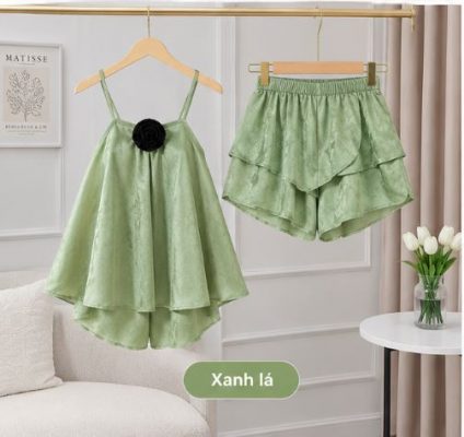 bộ đồ ngủ lụa nữ
