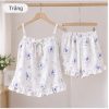 bỏ sỉ đồ ngủ 2 dây cao cấp