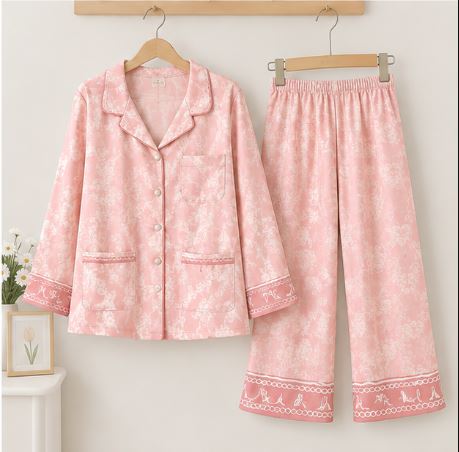 pijama nữ dài tay