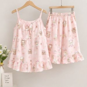 bộ đồ ngủ lụa nữ