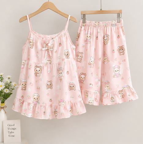 bộ đồ ngủ lụa nữ